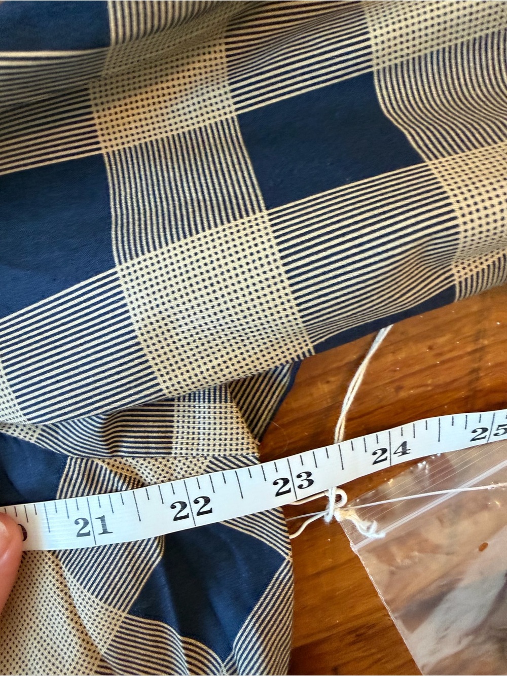 Summersalt Tiered Midi Dress L Buffalo Check Plaid Cotton NWT - Picture 14 of 14
